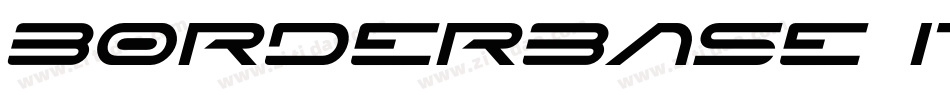 borderbase italic字体转换